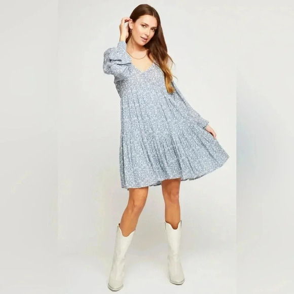 Gentle Fawn | Charlize Dress in Pacific Ditsy - Picture 3 of 11